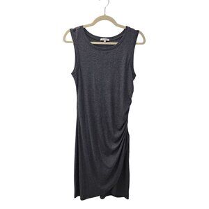 Z Supply Triblend Tulip Side Ruched Ribbed Dress Size Medium